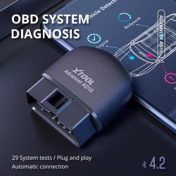 AD10 - OBD2 - ELM327 - diagnostic car scanner - code reader - Bluetooth - iOS - Android - head-up displayDiagnosis