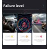 AD10 - OBD2 - ELM327 - scanner de carro diagnóstico - leitor de código - Bluetooth - iOS - Android - exibição de cabeçalho