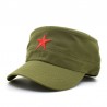 boné de beisebol - chapéu do exército - com uma estrela vermelha