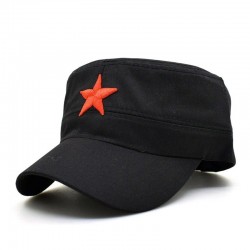 boné de beisebol - chapéu do exército - com uma estrela vermelha