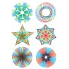 Spirograph drawing - interlocking gears wheels - painting / drawing accessories - educational toy - 22 piecesEducational