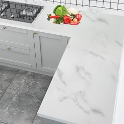 Autocolante de móveis de cozinha moderna - fita auto-adesiva - impermeável - à prova de óleo - padrão de mármore