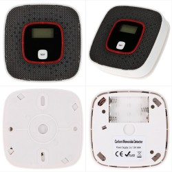 LCD - alarme de gás monóxido de carbono - envenenamento / testador de fumaça - detector - sensor - monitor