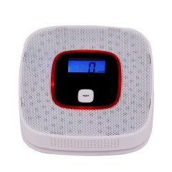 LCD - alarme de gás monóxido de carbono - envenenamento / testador de fumaça - detector - sensor - monitor