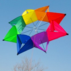 Estrela de cinco pontas - papagaio colorido