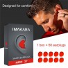 Moldável em forma - Redução de ruído - Earplugs - 60Pcs