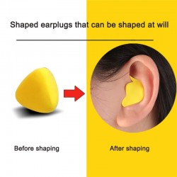 Moldável em forma - Redução de ruído - Earplugs - 60Pcs