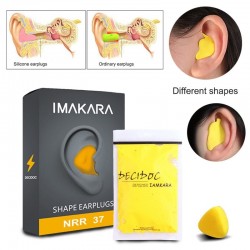 Moldável em forma - Redução de ruído - Earplugs - 60Pcs