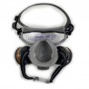 Máscara de gás de cara cheia - Vidros - Segurança - Anti-Dust - Respirador de filtro