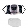 Máscara Animal Face - Anti-poeira - Reutilizável