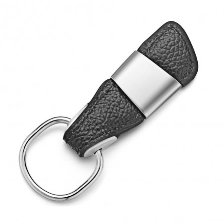 Custom Lettering Keychain - Couro genuíno - Metal