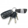 Custom Lettering Keychain - Couro genuíno - Metal
