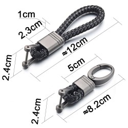 Rope de couro - carro - Chaveiro
