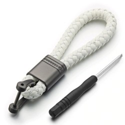 Rope de couro - carro - Chaveiro