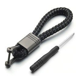Rope de couro - carro - Chaveiro