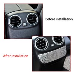 Tampa de ventilação traseira - Adesivo Trim - Benz W205 - W213 - E200