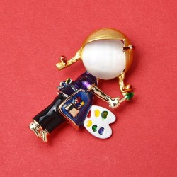 Desenho Menina Brooches