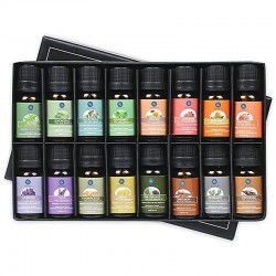 Óleos essenciais para difusor / umidificador / massagem / aromaterapia - 10ml - 16 peças