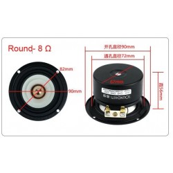 Alto-falante de frequência de gama completa - 2PCS/lot