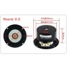 Alto-falante de frequência de gama completa - 2PCS/lot