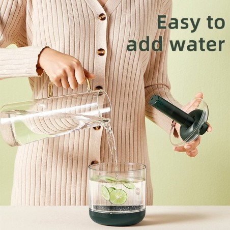 Humidifier de ar - Recarregável - óleo essencial - verde - branco