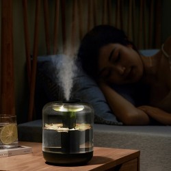 Humidifier de ar - Recarregável - óleo essencial - verde - branco