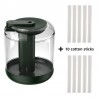 Humidifier de ar - Recarregável - óleo essencial - verde - branco
