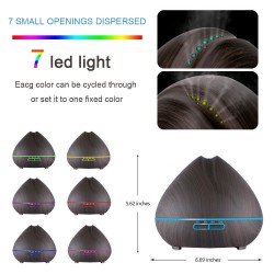 Controle Remoto - Ar - Aroma - Ultrasonic Humidifier - Luzes LED