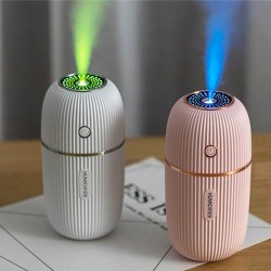 Ultrasonic - Aroma Humidifier - 300ML - cor romântica