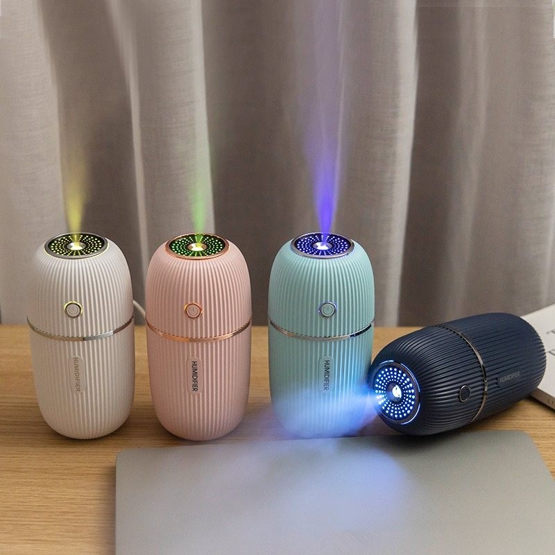 Ultrasonic - Aroma Humidifier - 300ML - cor romântica Ultrasonic - Aroma Humidifier - 300ML - cor romântica