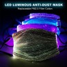 LED - Luminosa - Anti-Dust - Máscara - 1Pc