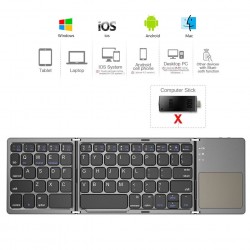 Mini - Folding - teclado - Bluetooth - teclado sem fio