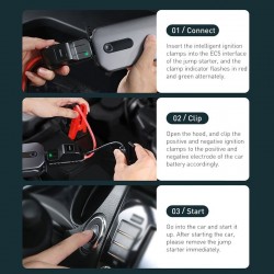 Car Jump Starter - Power Bank - 12V - 12000mAh