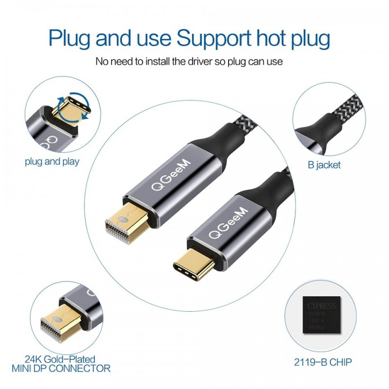 USB - Type C to Mini - Display Port Cable - Converter- Macbook - Huawei Mate 10Electronics & Tools USB - Type C to Mini - Display Port Cable - Converter- Macbook - Huawei Mate 10Electronics & Tools
