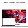 USB - Tipo C para Mini - Cabo da porta da exposição - Conversor- Macbook - Huawei Mate 10
