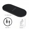 2 em 1 Qi carregador sem fio - Samsung S20 - S10 - Pad de carregamento rápido duplo