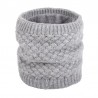 Cachecol de malha redonda quente - unisex