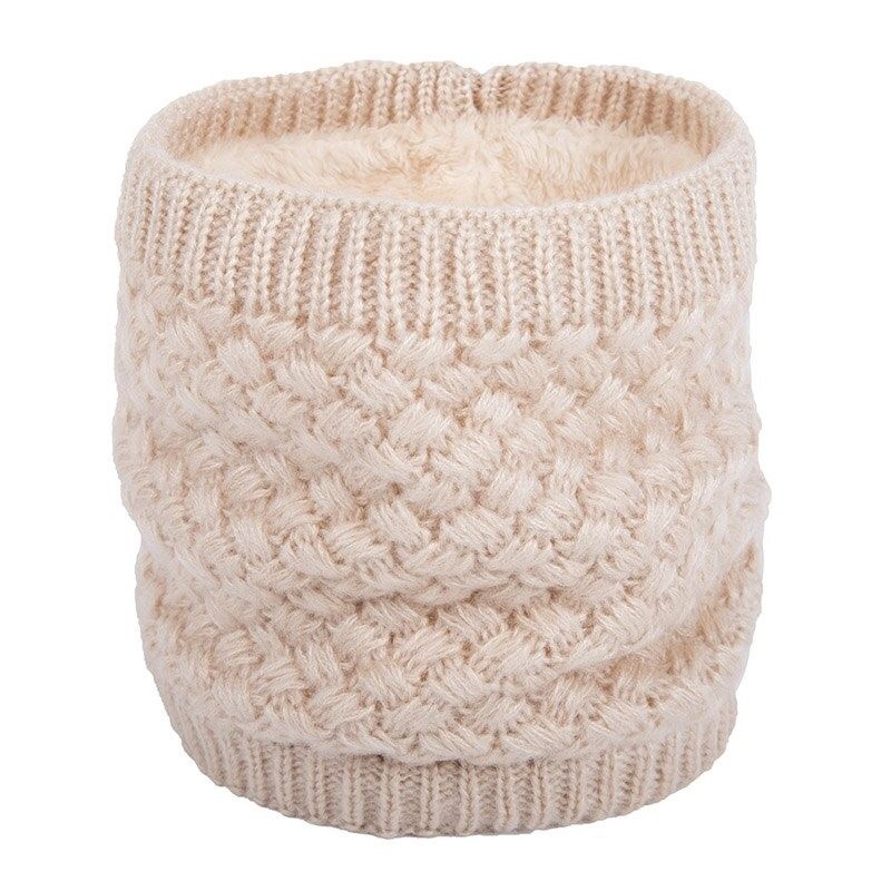 Cachecol de malha redonda quente - unisex