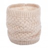Cachecol de malha redonda quente - unisex