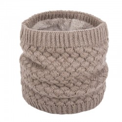 Cachecol de malha redonda quente - unisex
