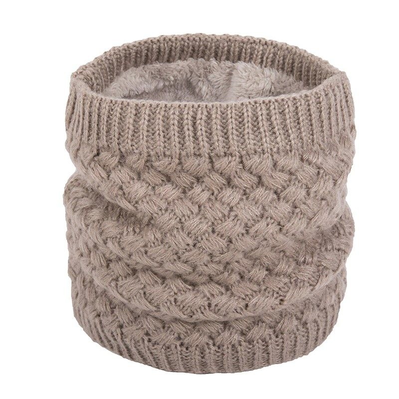 Cachecol de malha redonda quente - unisex