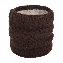 Cachecol de malha redonda quente - unisex