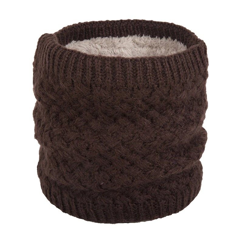 Cachecol de malha redonda quente - unisex