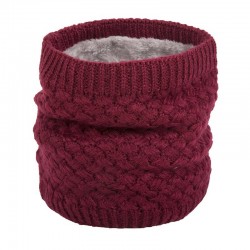 Cachecol de malha redonda quente - unisex