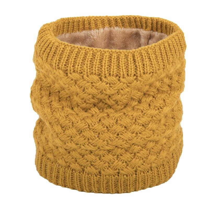 Cachecol de malha redonda quente - unisex
