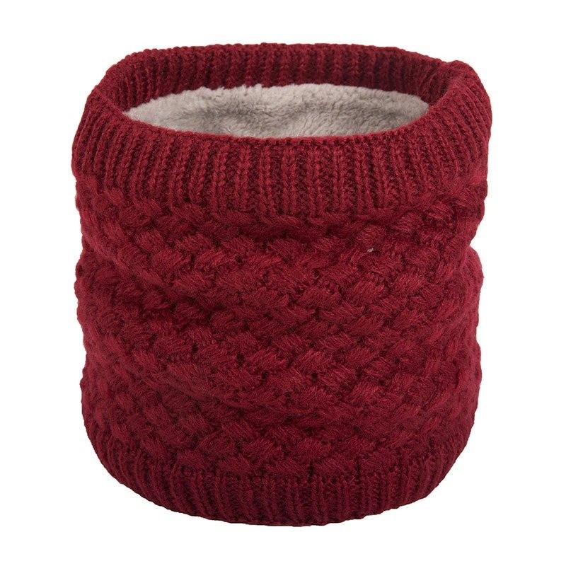 Cachecol de malha redonda quente - unisex