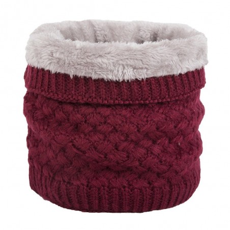 Cachecol de malha redonda quente - unisex