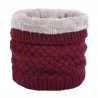 Cachecol de malha redonda quente - unisex
