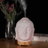 Cabeça de Buda - umidificador de ar - difusor - lâmpada noturna - LED - 100ml