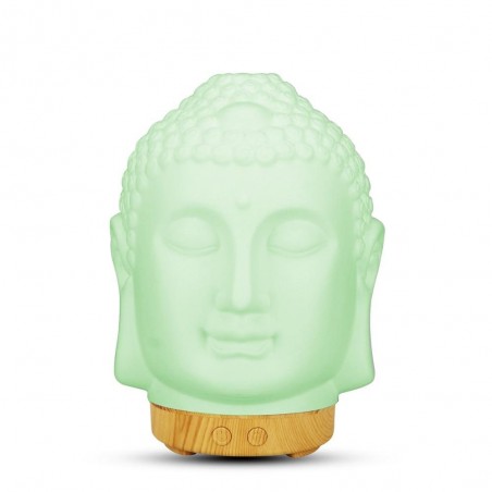 Buddha head - air humidifier - diffuser - night lamp - LED - 100mlHumidifiers